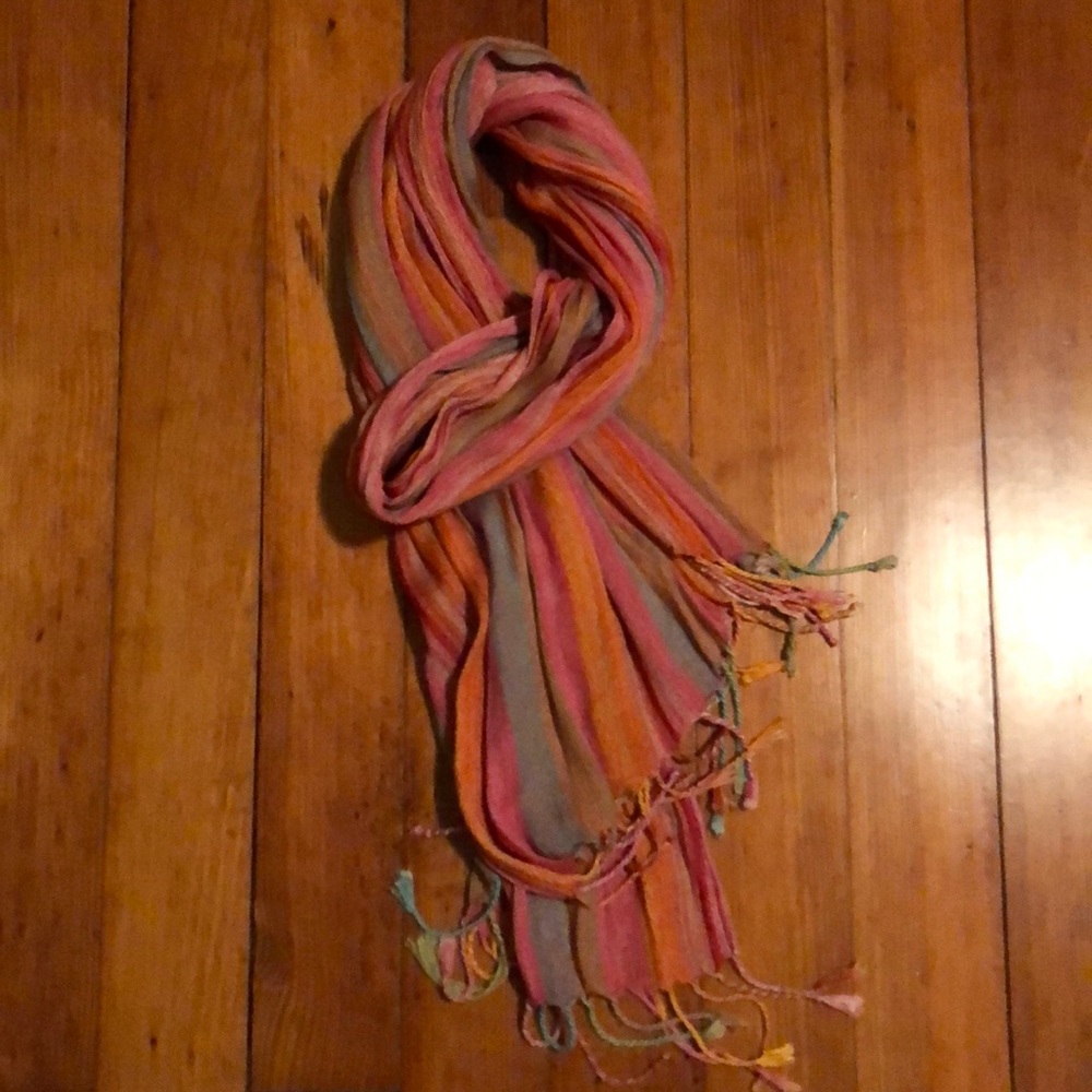 Colorful light scarf